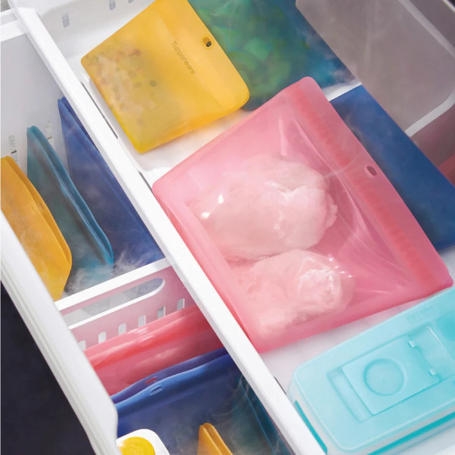 Tupperware® Ultimate Silicone Stand-Up Bags | Leakproof | 4 Piece Set