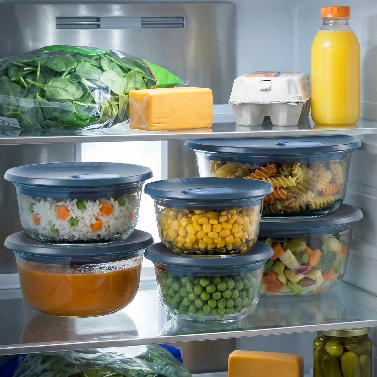 Tupperware Voila™ Glass Food Storage Container | Round Small
